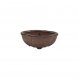 Foto 0: 1506 - Vaso oval vermelho ferrugem