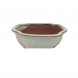 Foto 0: 1520 - Vaso retangular creme com cantos recortados